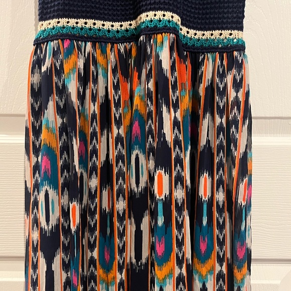 Xhilaration Crochet Top Aztech Maxi Dress - Picture 7 of 11